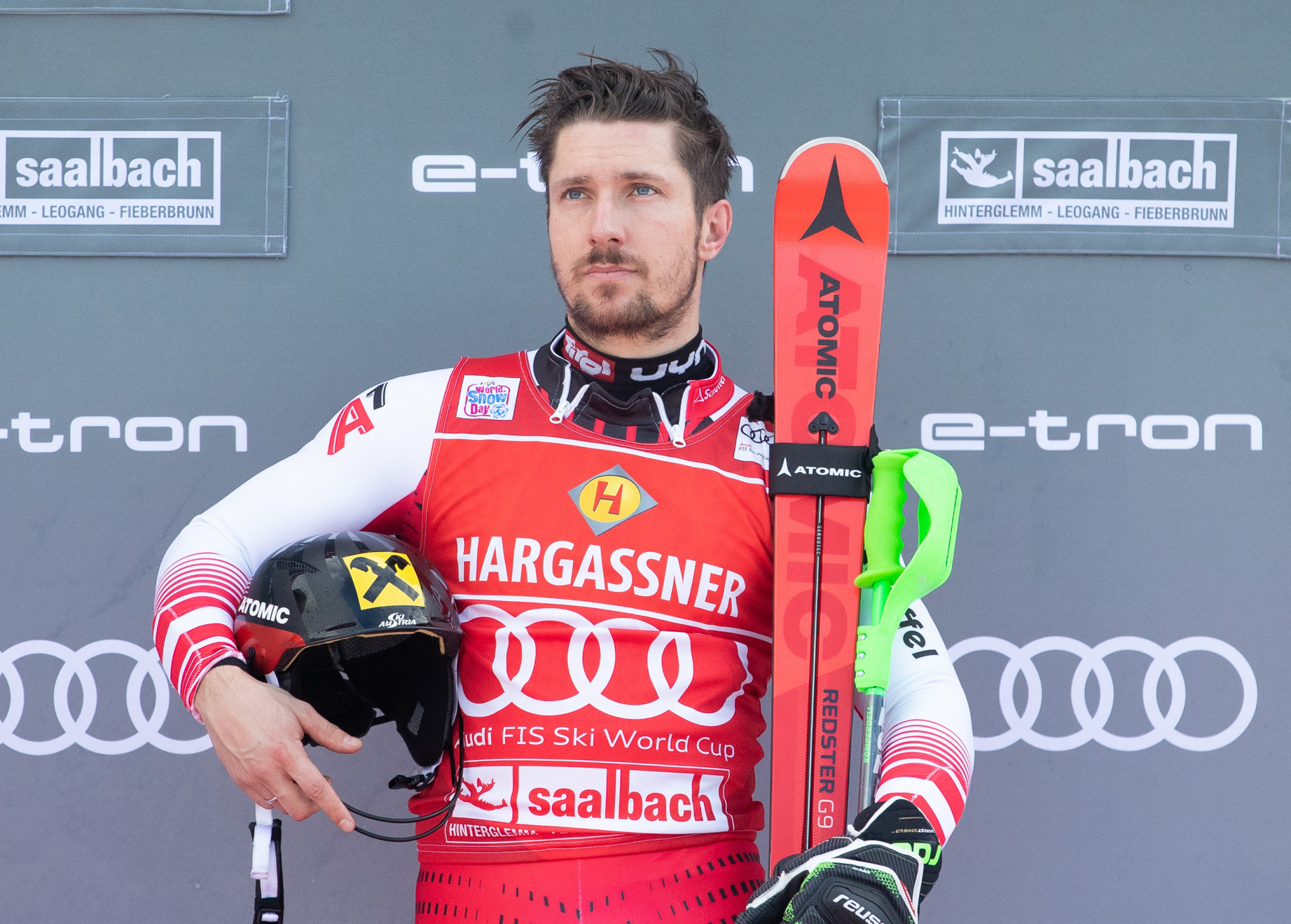 Hirscher wins slalom event at FIS Alpine Skiing World Cup to