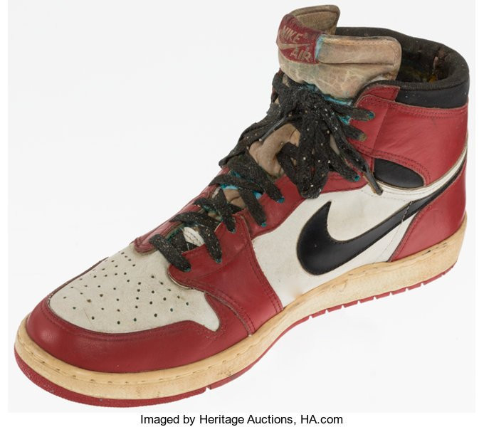 jordan shoes sold at auction