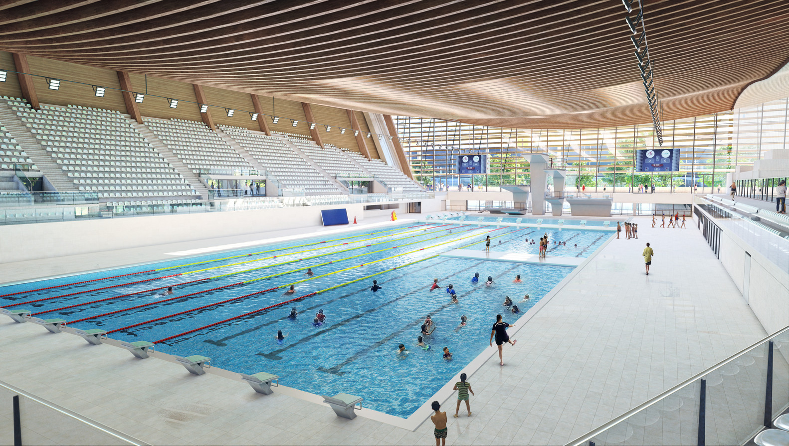 Aquatic Centre Paris 2024 VenhoevenCS And Ateliers 4 