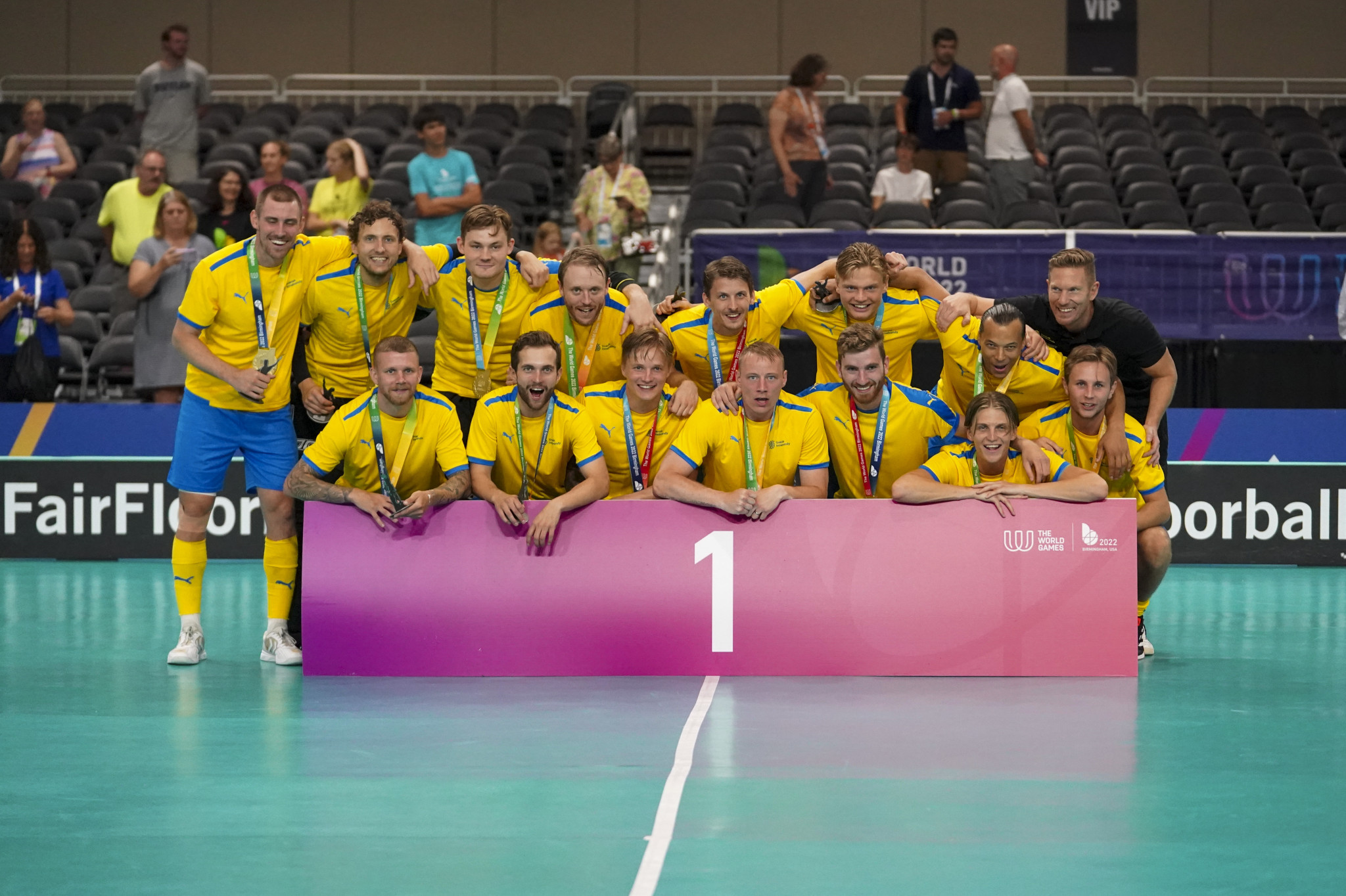 World champions Sweden earn men's floorball gold at Birmingham 2022